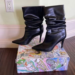 Jeffrey Campbell Guillot Black Boots. box included